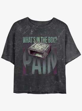 Dune What's In The Box Pain Mineral Wash Womens Crop T-Shirt, , hi-res