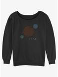 Dune Universe Icons Womens Slouchy Sweatshirt, BLACK, hi-res