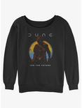 Dune See The Future Womens Slouchy Sweatshirt, BLACK, hi-res