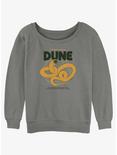 Dune Shai-Hulud Info Womens Slouchy Sweatshirt, GRAY HTR, hi-res