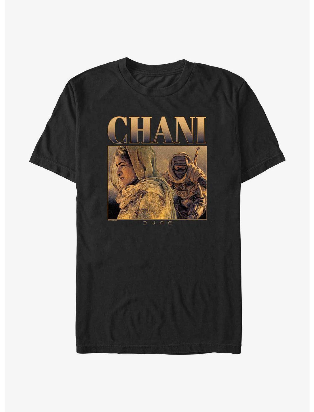 Dune Chani Retro Panel T-Shirt, BLACK, hi-res