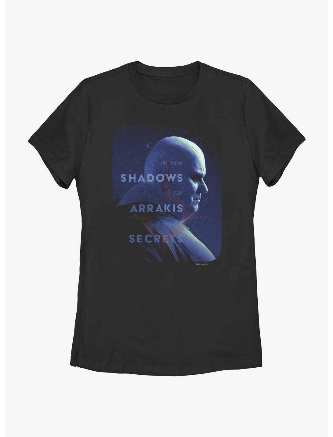 Dune The Baron Secrets Shadows Womens T-Shirt, BLACK, hi-res