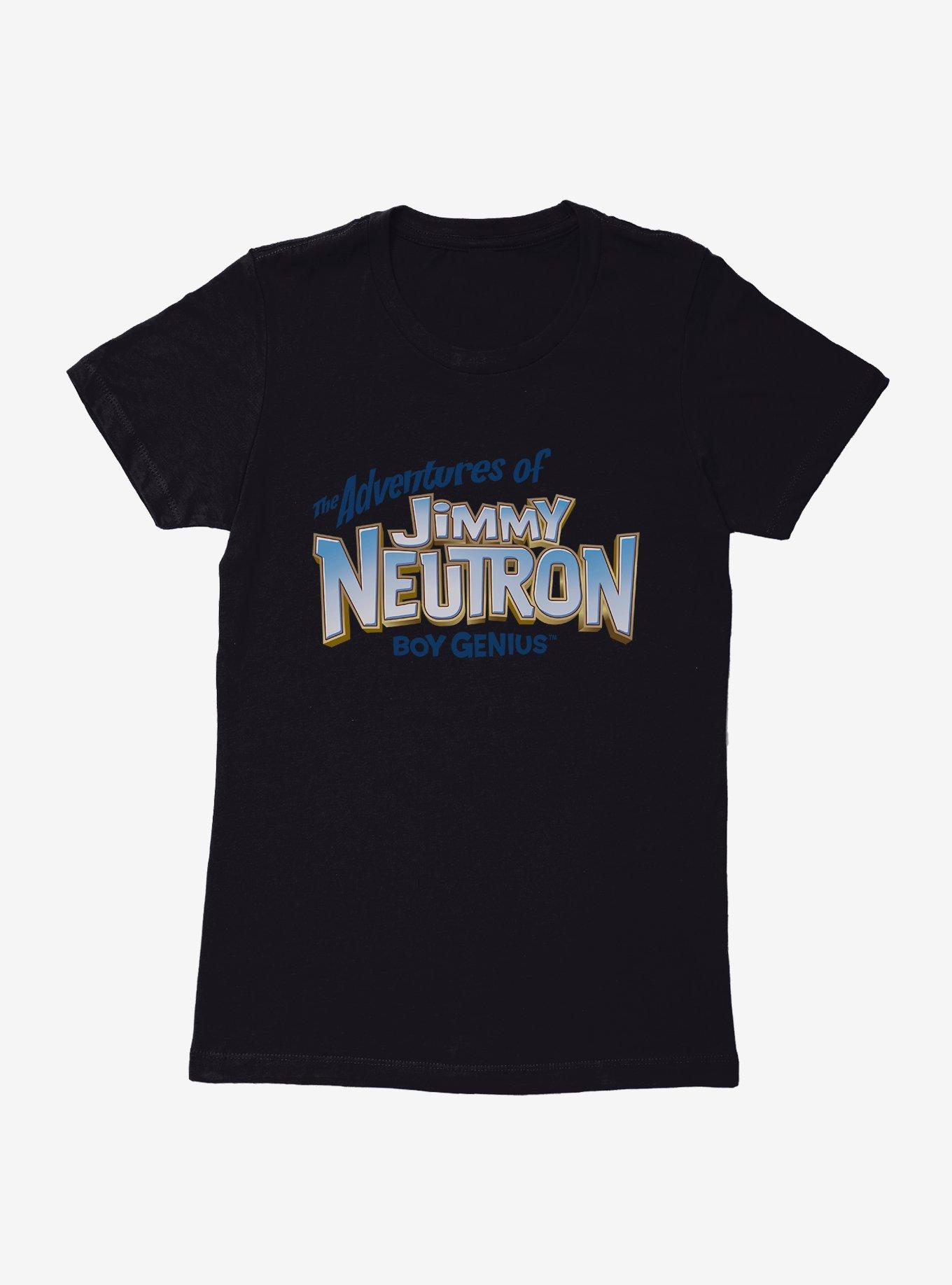 The Adventures Of Jimmy Neutron Boy Genius Title Logo Womens T-Shirt, , hi-res