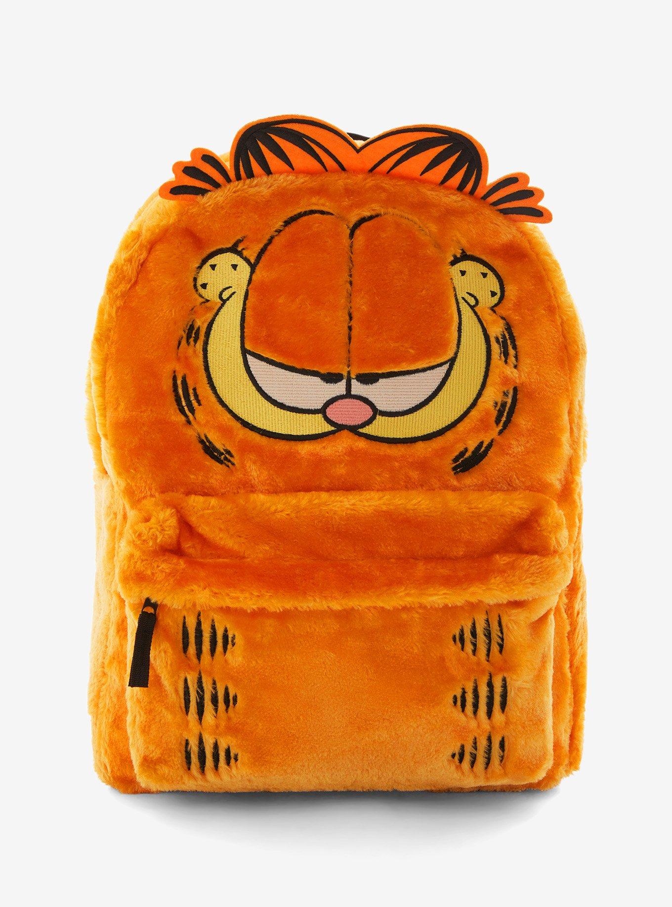 Garfield Smiling Fuzzy Backpack Hot Topic