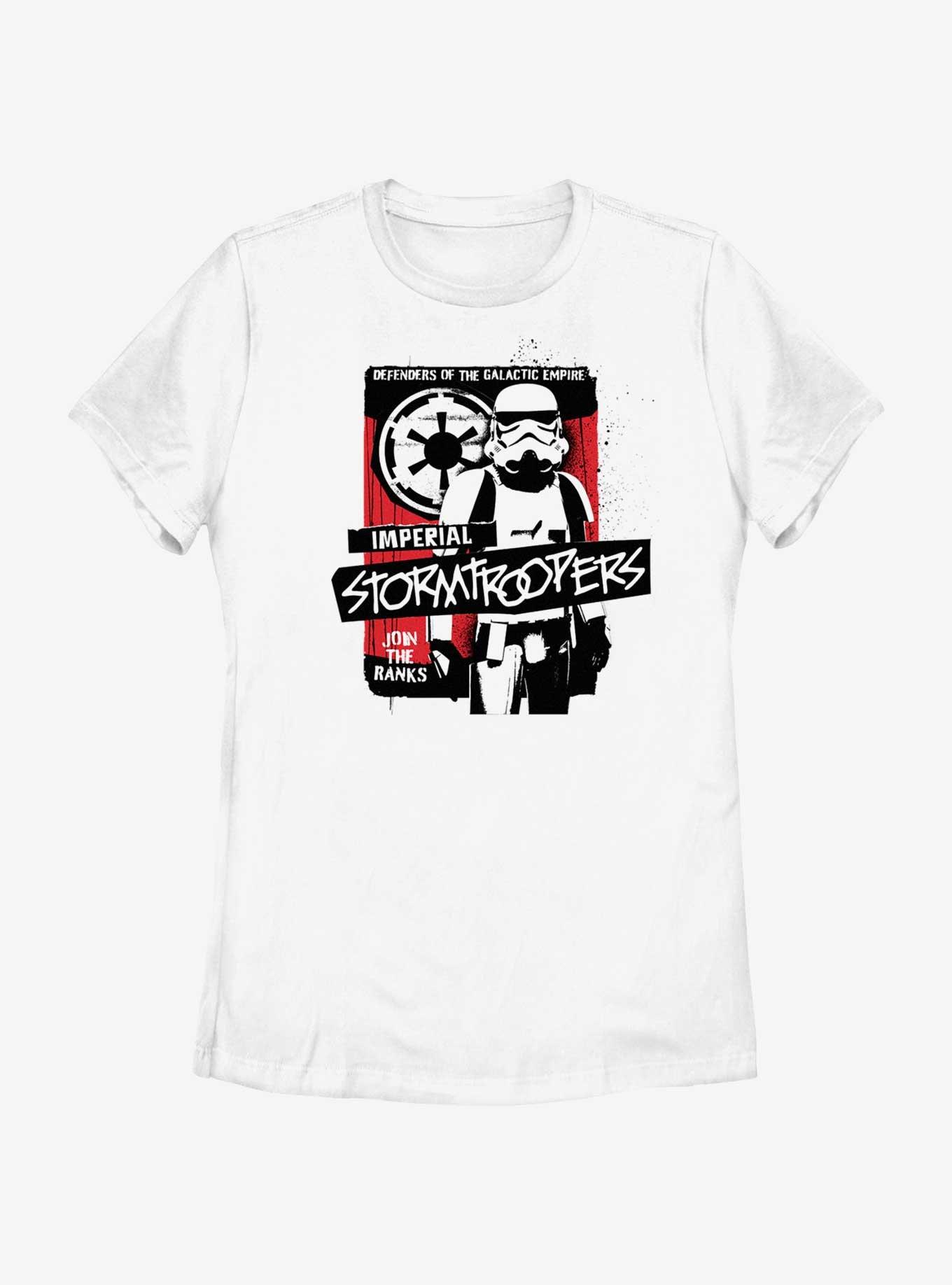 Star Wars Imperial Stormtroopers Graffiti Womens T-Shirt, , hi-res