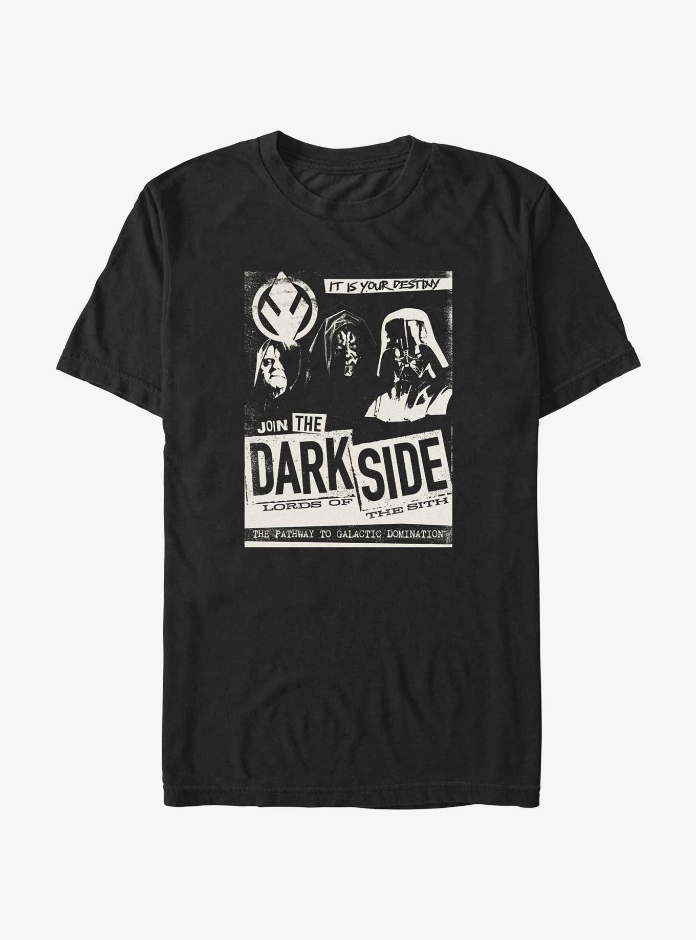 Star Wars Join The Dark Side Poster T-Shirt, , hi-res