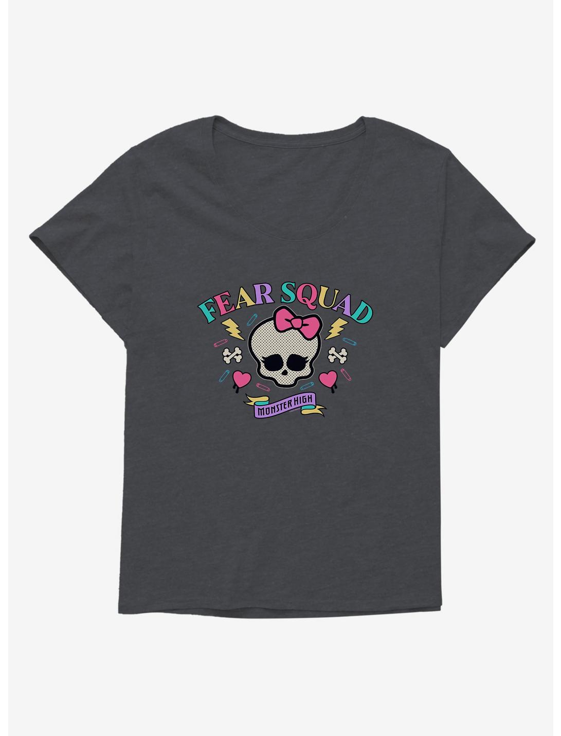 Monster High Fear Squad Girls T-Shirt Plus Size, CHARCOAL HEATHER, hi-res