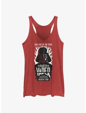 Star Wars Darth Vader Galactic Tour Flames Poster Womens Tank Top, , hi-res