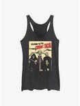 Star Wars Welcome To The Dark Side Retro Poster Womens Tank Top, BLK HTR, hi-res