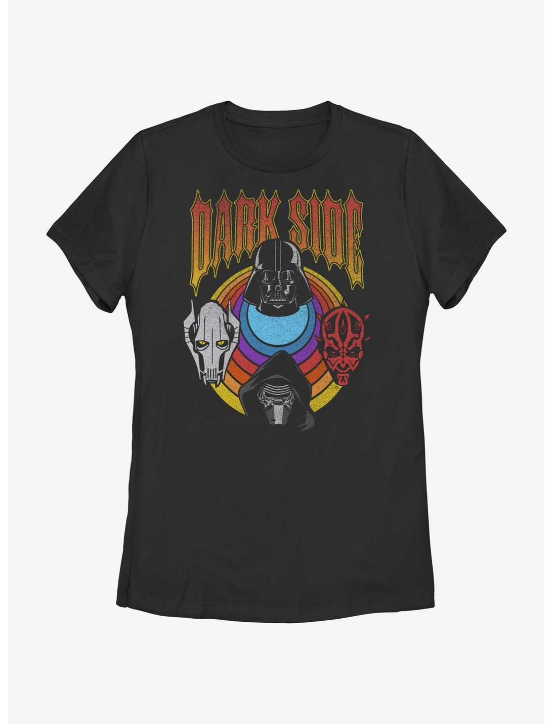 Star Wars Dark Side Retro Icon Womens T-Shirt, BLACK, hi-res