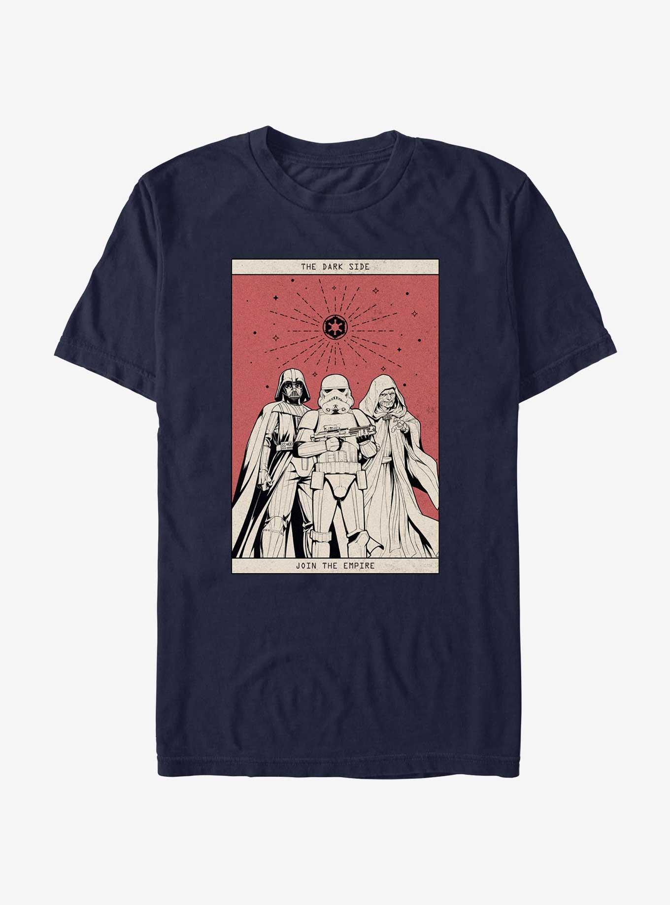 Star Wars The Dark Side Tarot T-Shirt, NAVY, hi-res