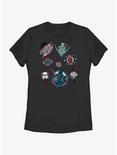Star Wars The Dark Side Patches Style  Womens T-Shirt, BLACK, hi-res