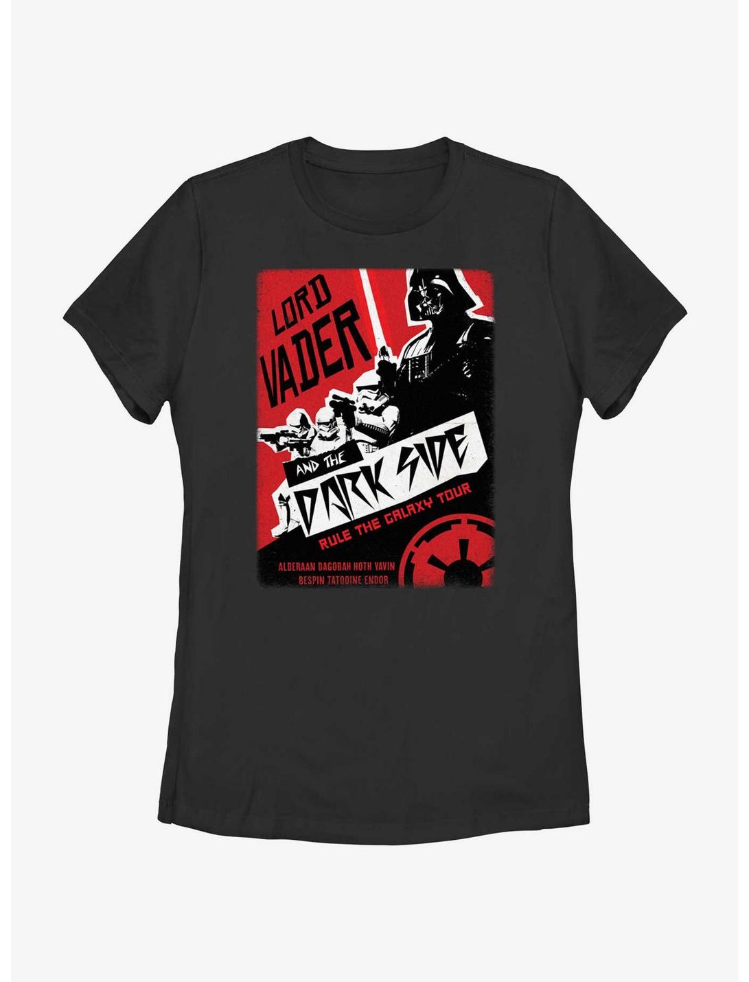 Star Wars Lord Vader And The Dark Side Tour Womens T-Shirt, BLACK, hi-res