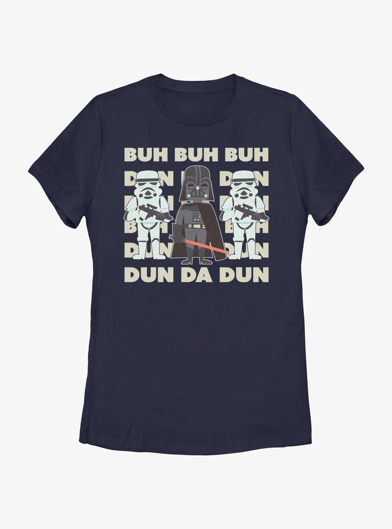 Star Wars The Imperial March Illustration Womens T-Shirt, NAVY, hi-res