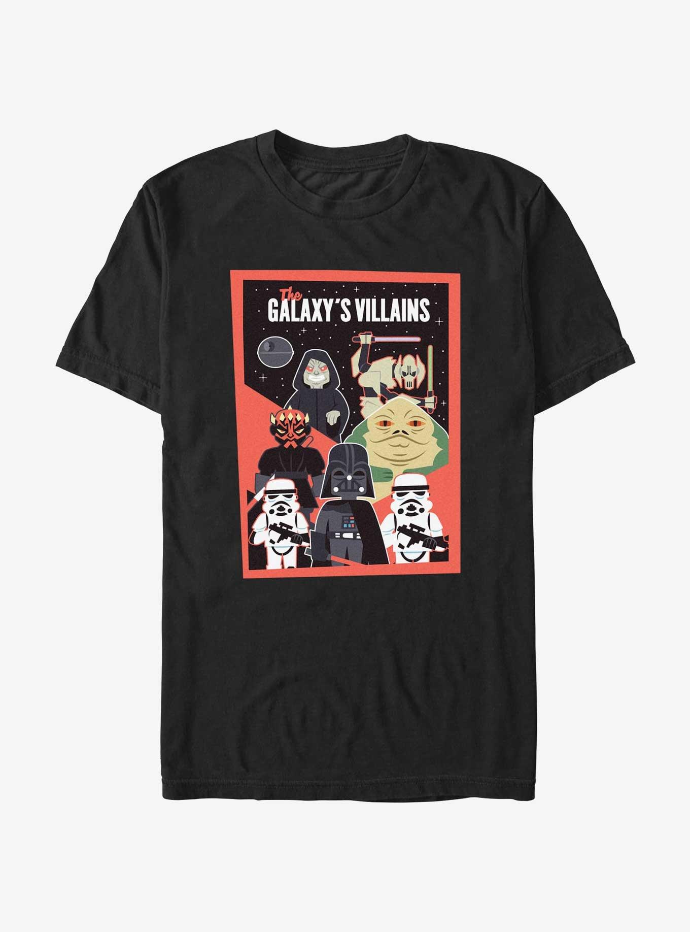 Star Wars The Galaxy's Villains T-Shirt, BLACK, hi-res