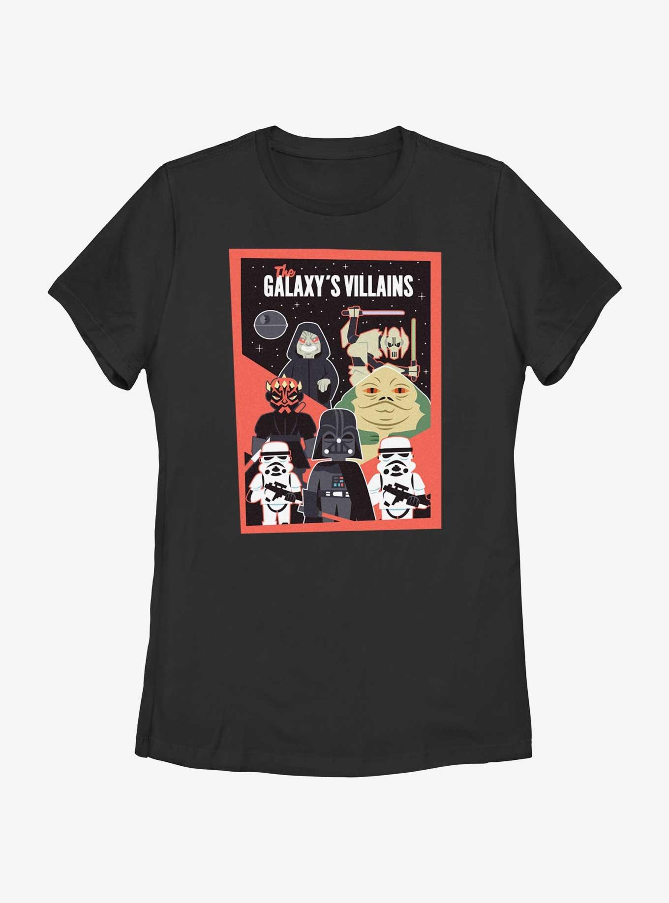 Star Wars The Galaxy's Villains Womens T-Shirt, BLACK, hi-res