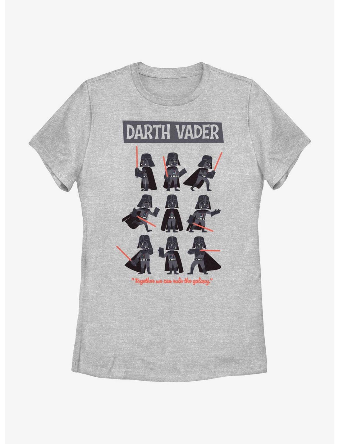 Star Wars Darth Vader Pose Collage Womens T-Shirt, ATH HTR, hi-res