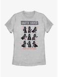 Star Wars Darth Vader Pose Collage Womens T-Shirt, ATH HTR, hi-res