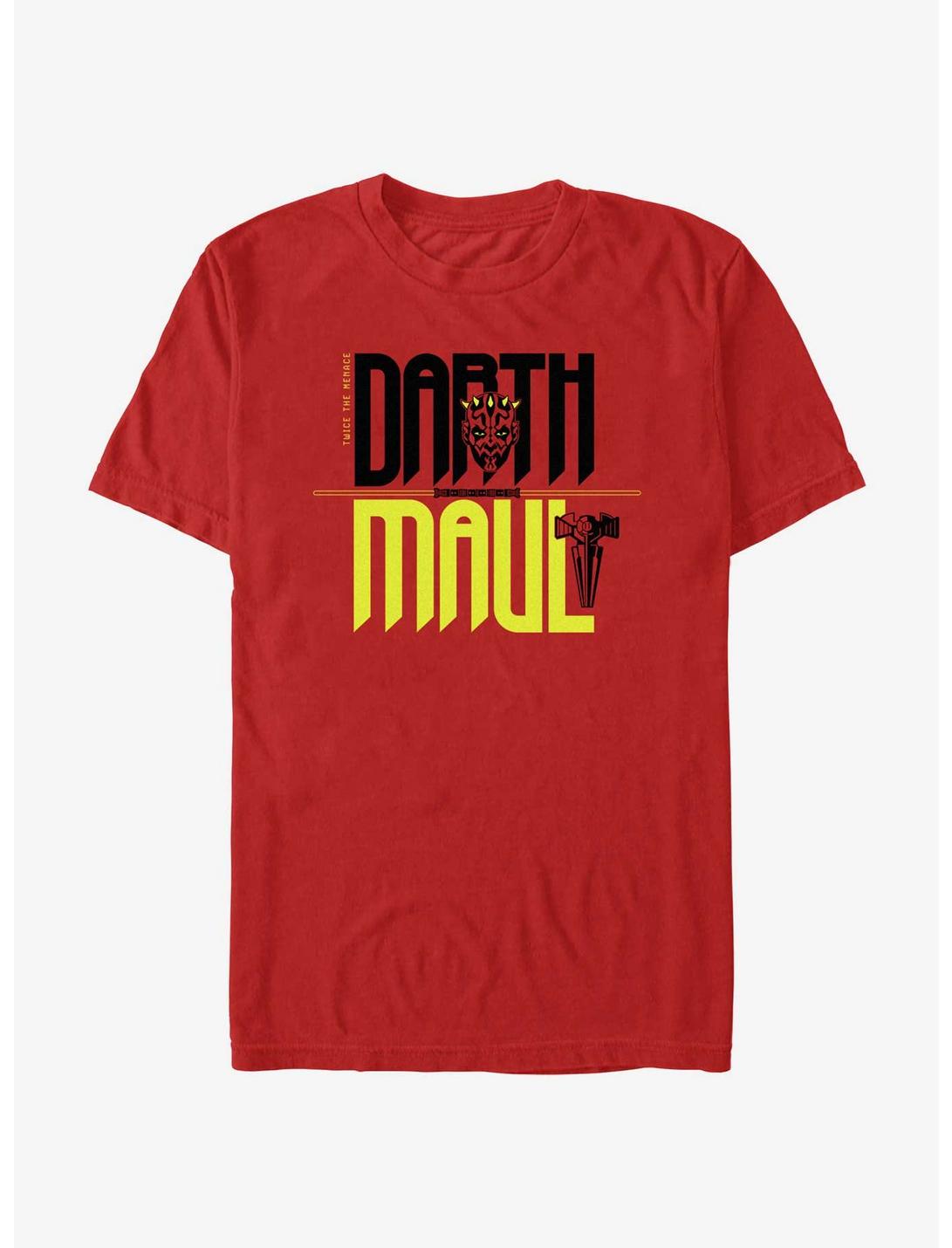 Star Wars Twice The Menace Darth Maul T-Shirt, RED, hi-res