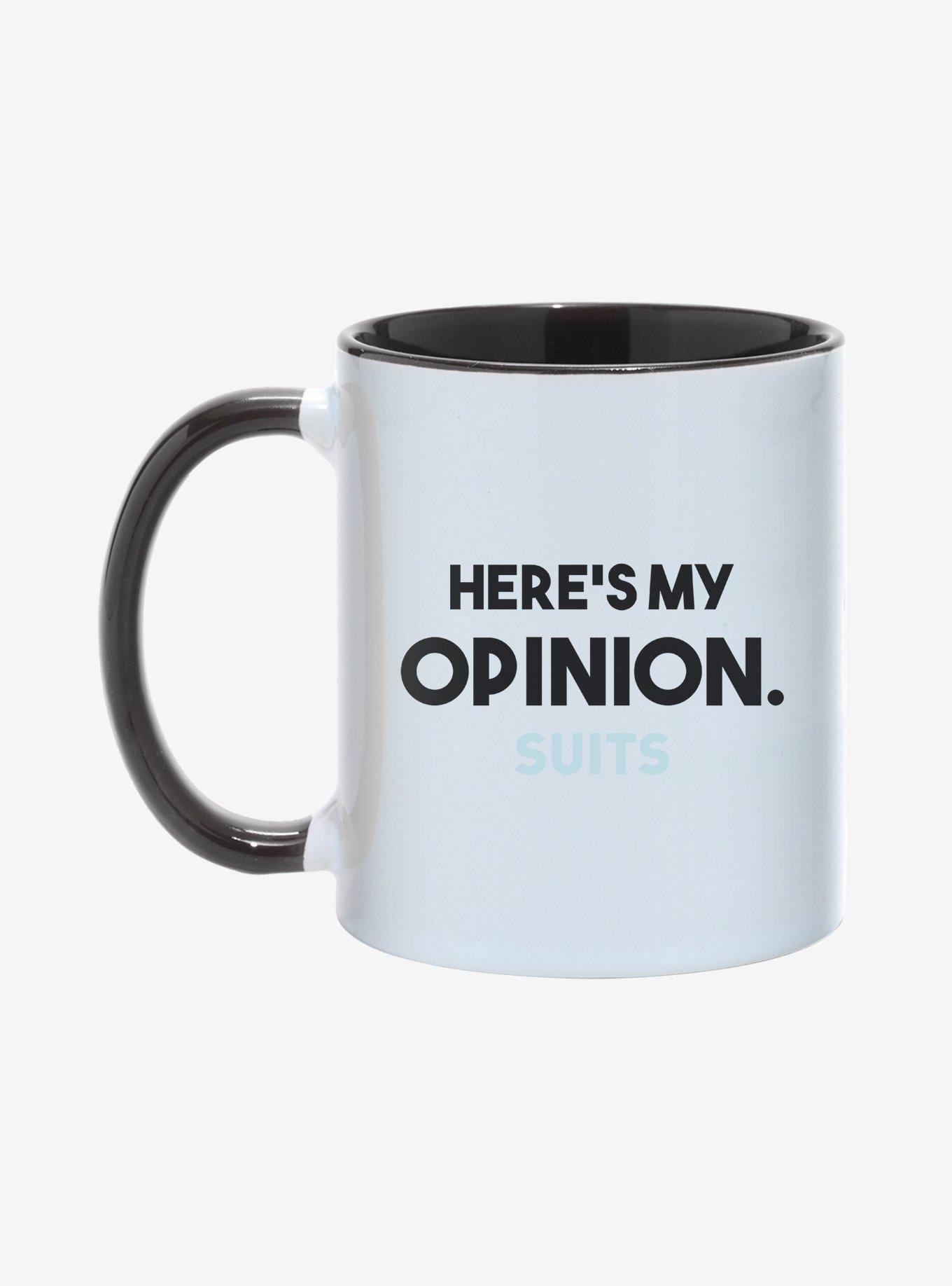 Suits My Opinion 11oz Mug, , hi-res