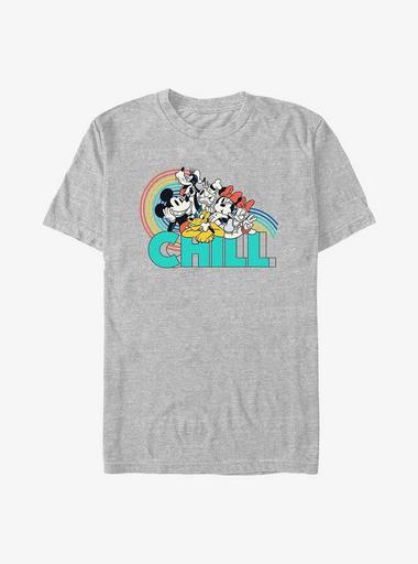 Disney Mickey Mouse & Friends Chill T-Shirt - GREY | Hot Topic