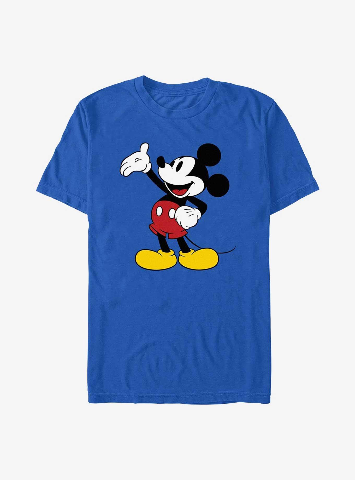 Disney Mickey Mouse Mickey Smiling T-Shirt, ROYAL, hi-res