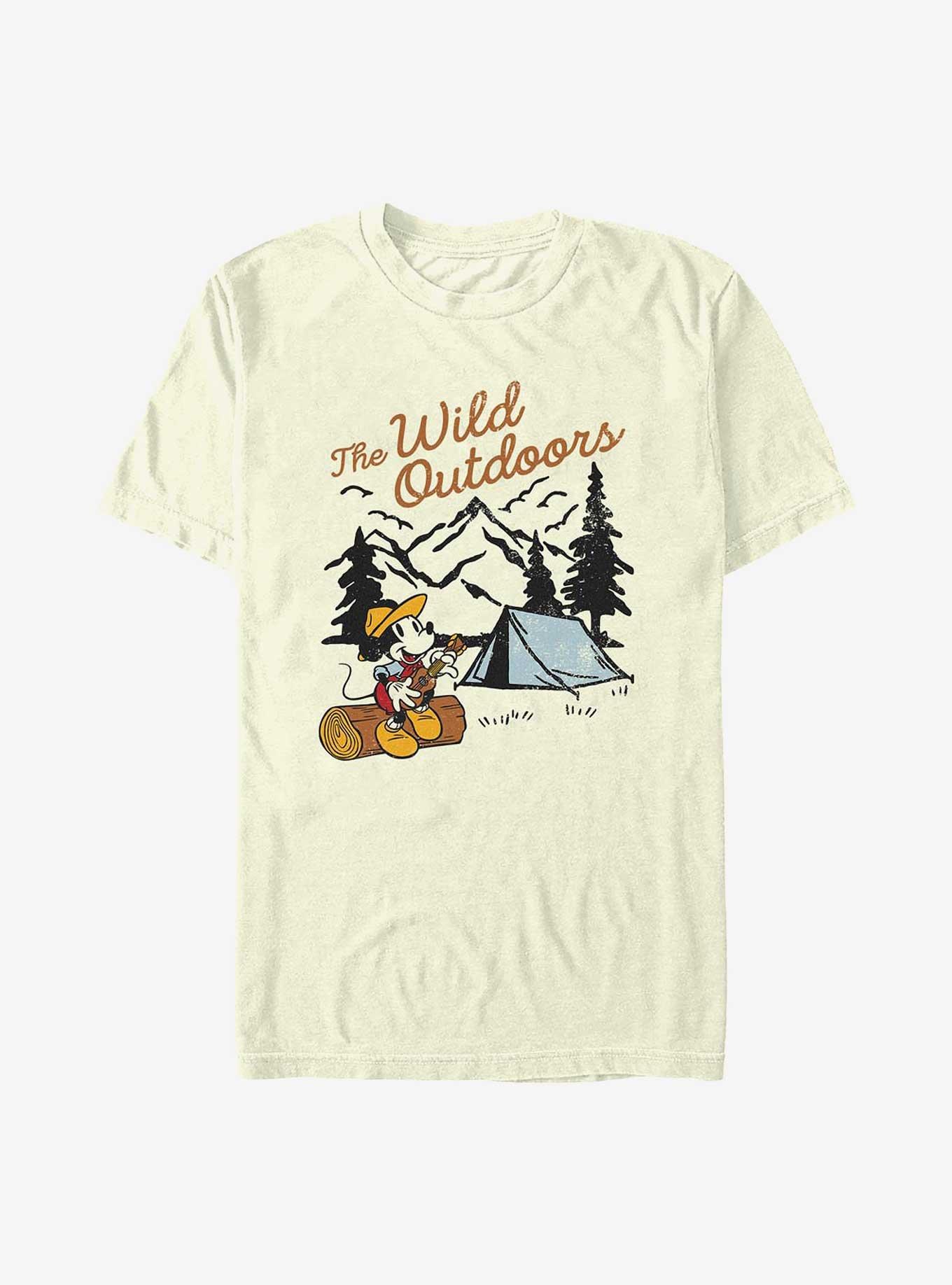 Disney Mickey Mouse Wild Outdoors T-Shirt, NATURAL, hi-res