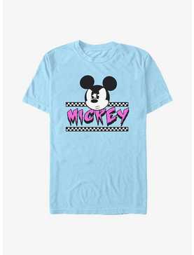 Disney Mickey Mouse Mickey Checkered Neon T-Shirt, , hi-res