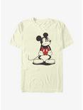 Disney Mickey Mouse Standing Mad T-Shirt, NATURAL, hi-res
