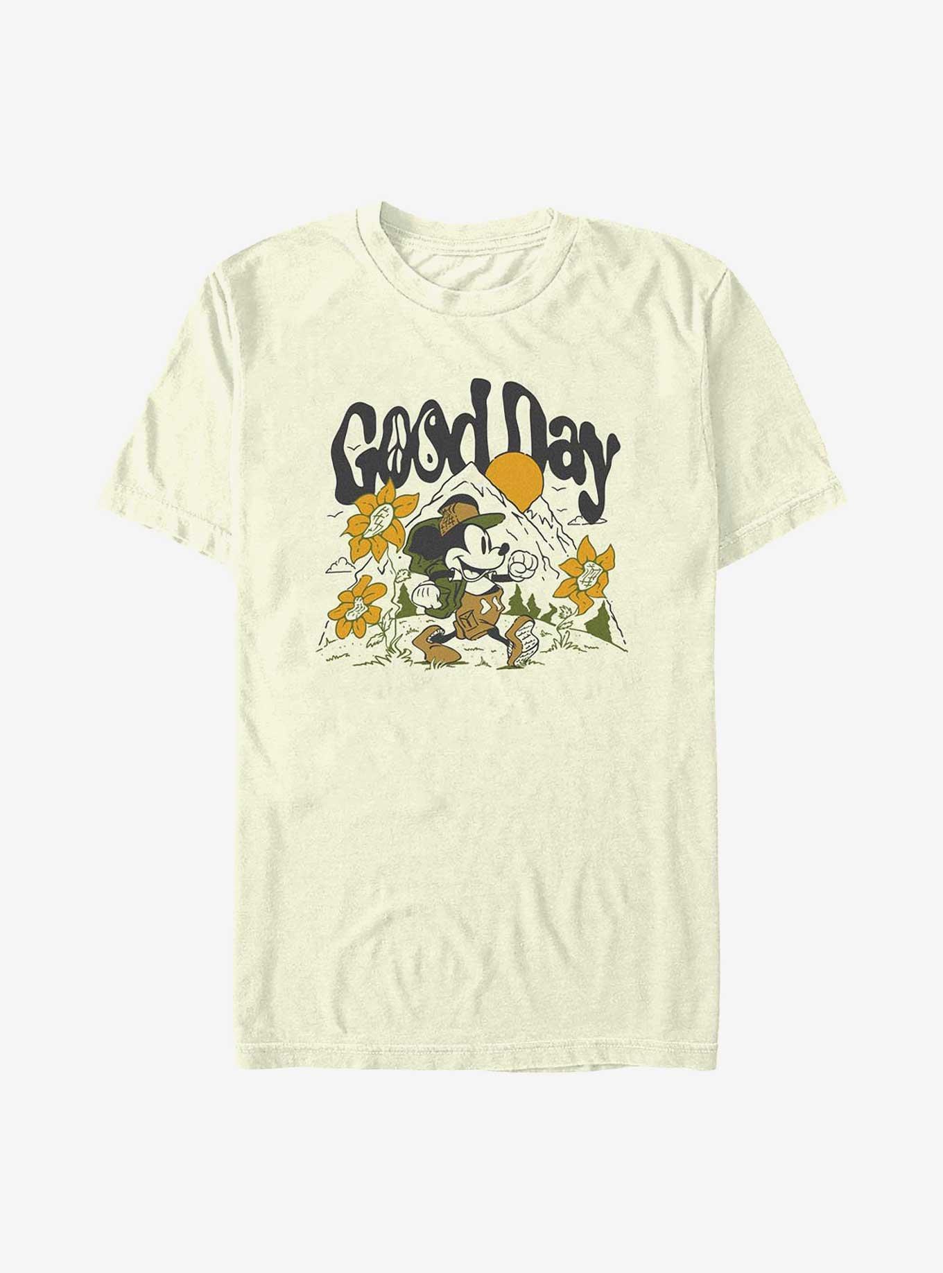 Disney Mickey Mouse Mickey Camp Walk T-Shirt, NATURAL, hi-res