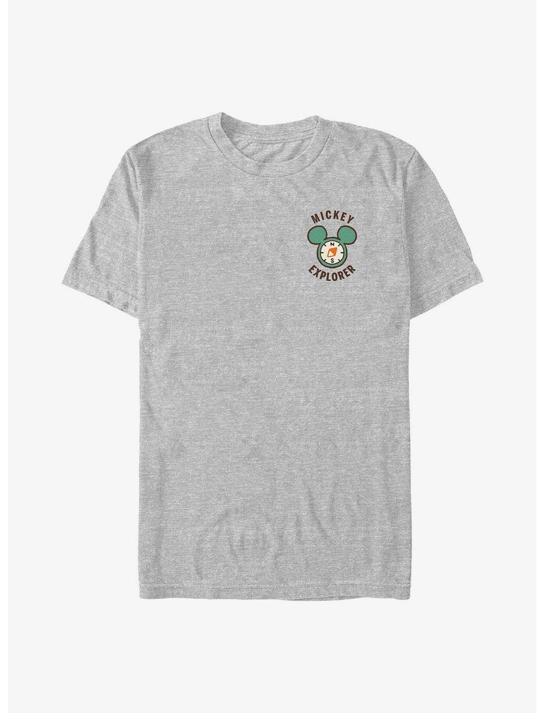Disney Mickey Mouse Explorer Badge T-Shirt, ATH HTR, hi-res