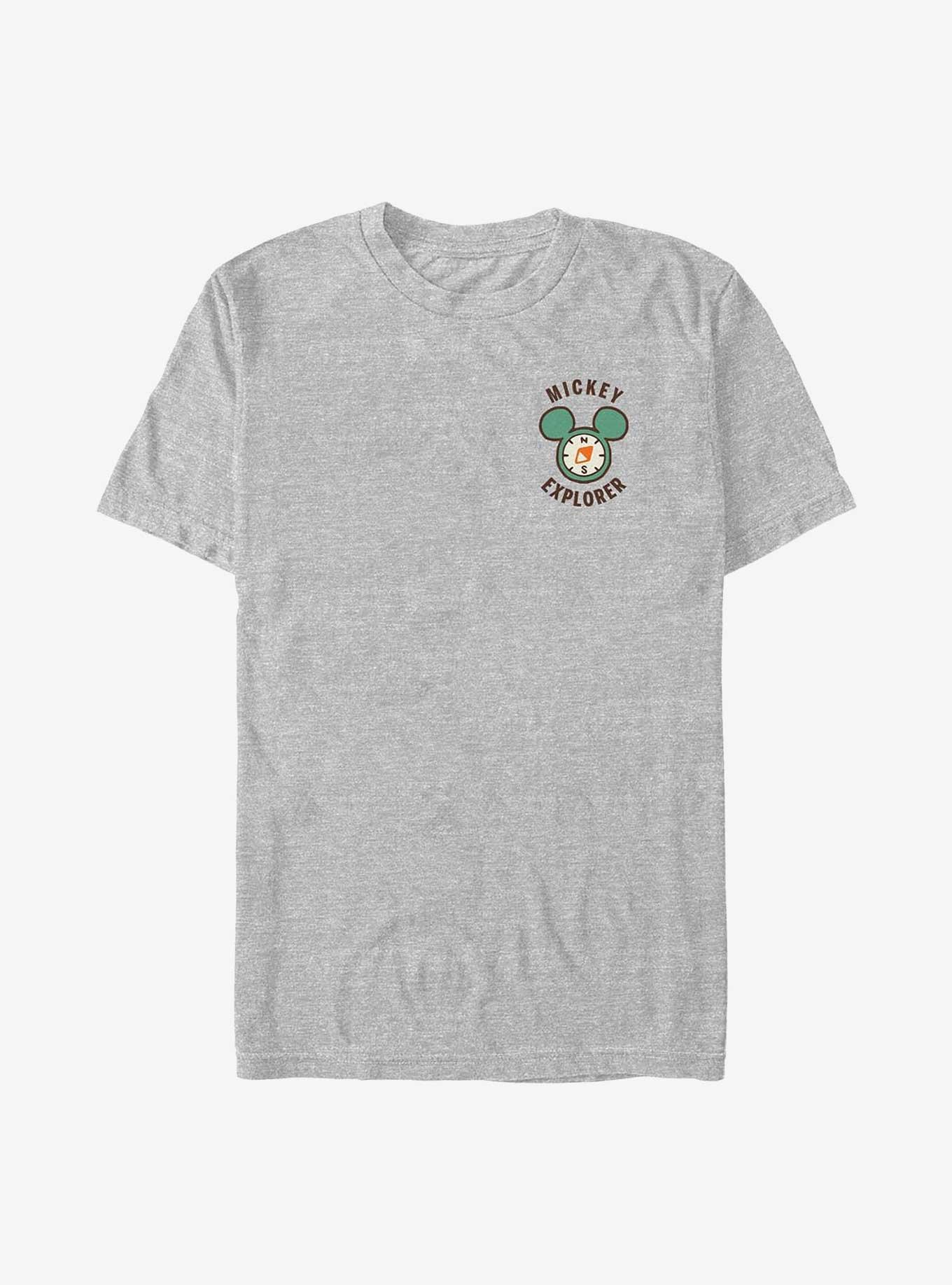 Disney Mickey Mouse Explorer Badge T-Shirt, ATH HTR, hi-res