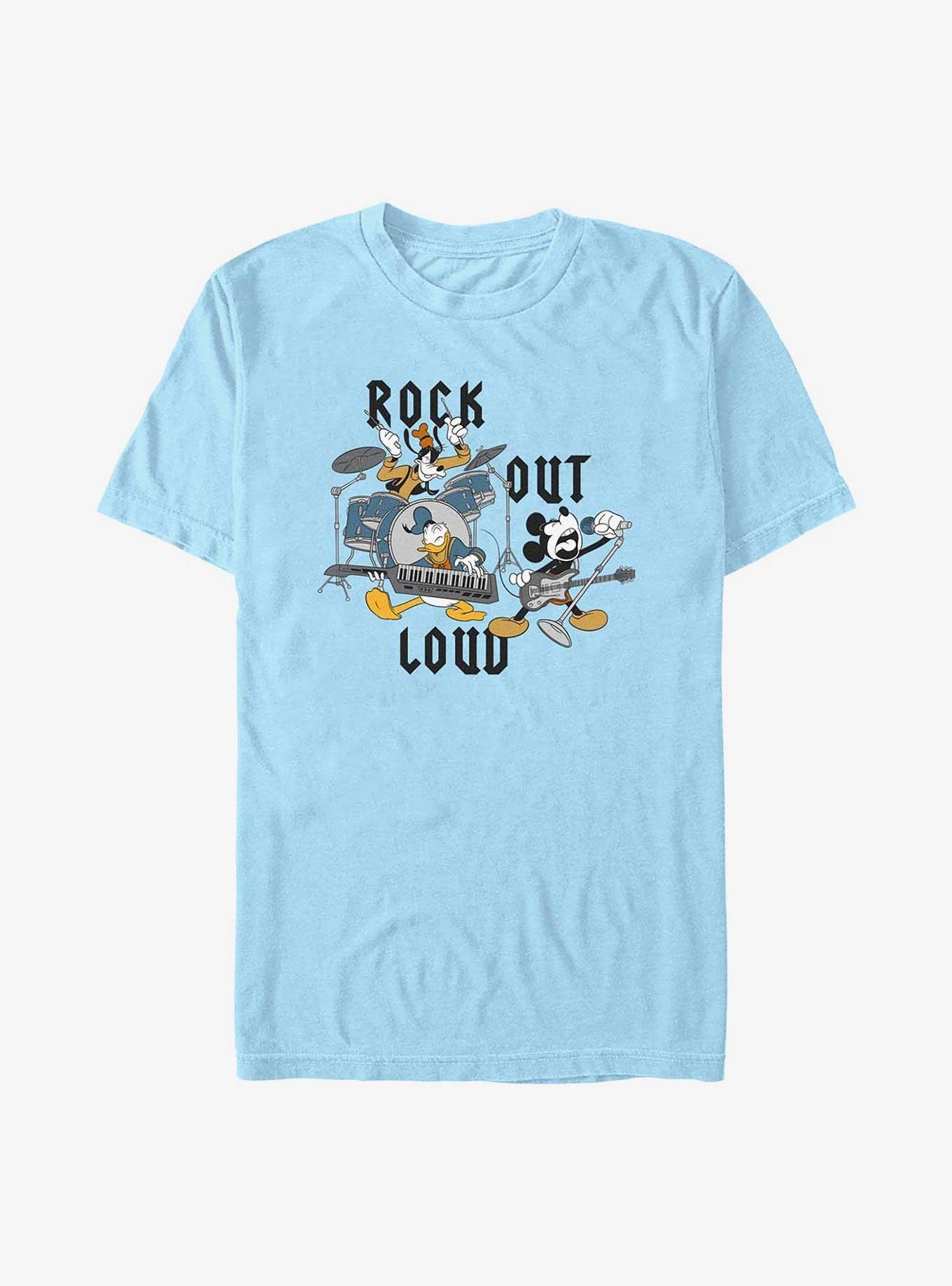 Disney Mickey Mouse, Goofy & Donald Rock Out Loud T-Shirt, , hi-res