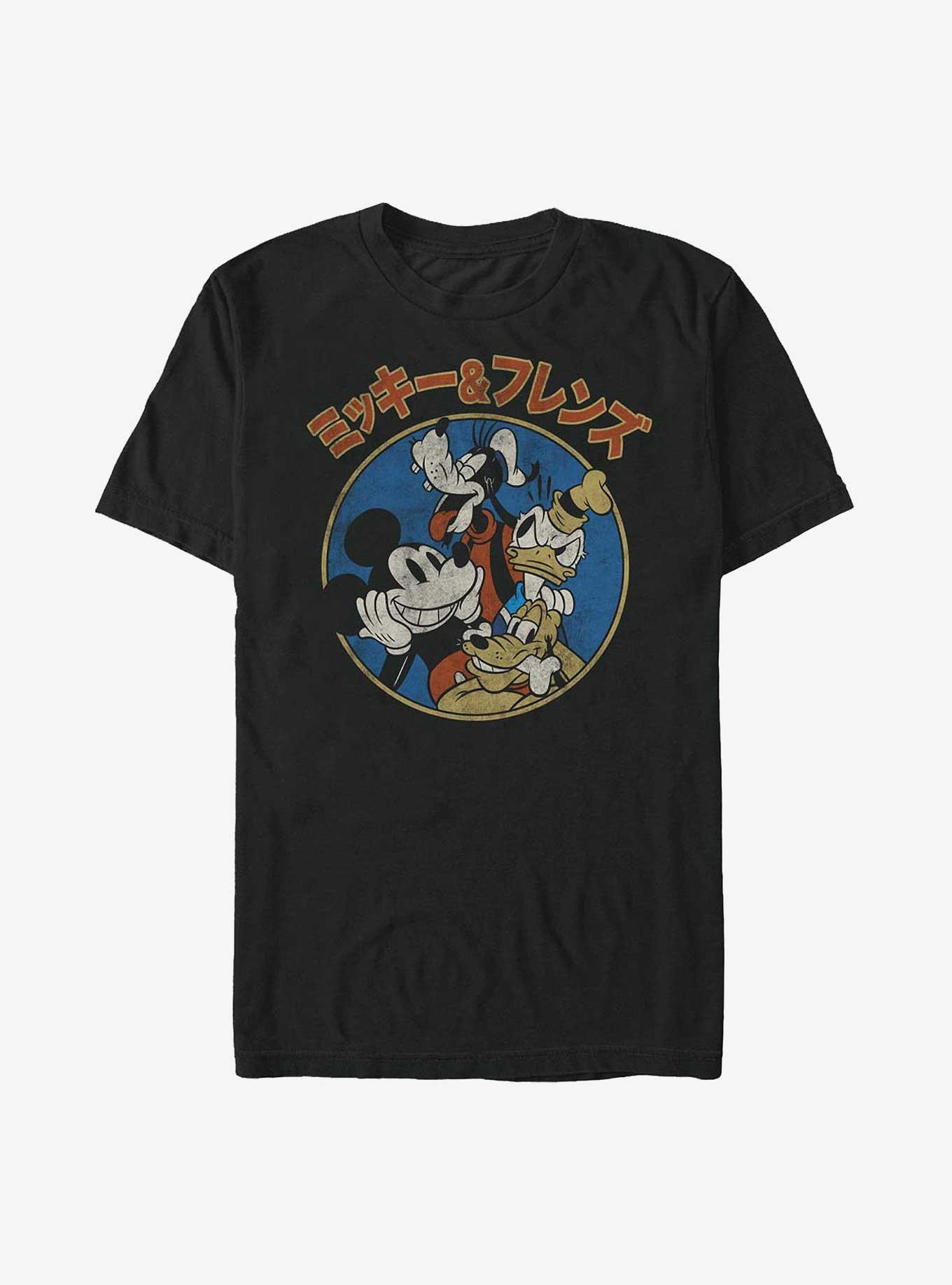 Disney Mickey Mouse & Friends Kanji Retro T-Shirt, , hi-res