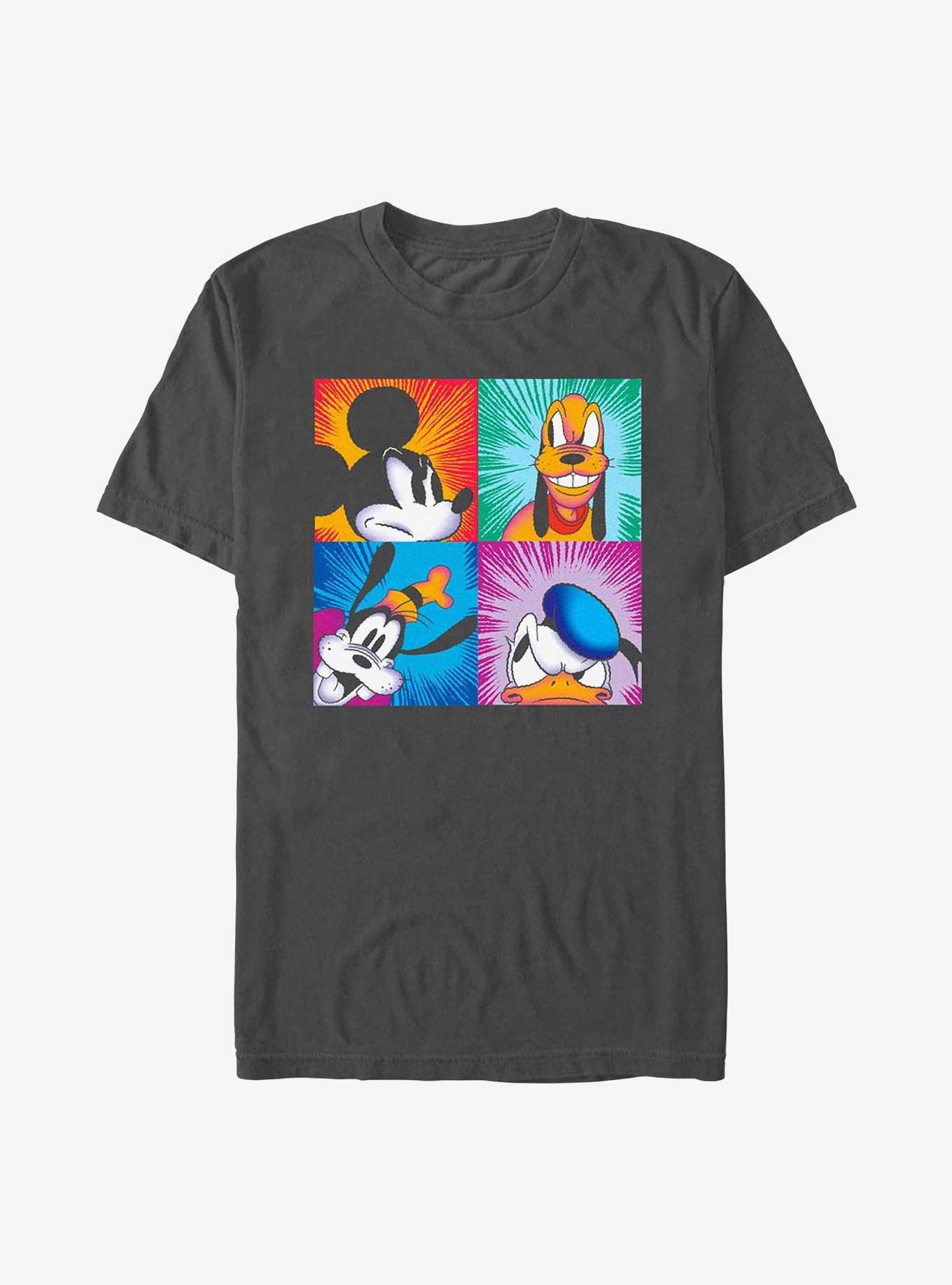 Disney Mickey Mouse & Friends Fab Close Ups T-Shirt, CHARCOAL, hi-res