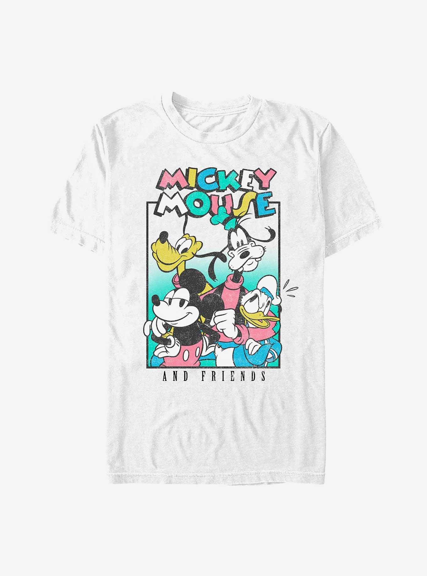 Disney Mickey Mouse & Friends Box Group T-Shirt, WHITE, hi-res