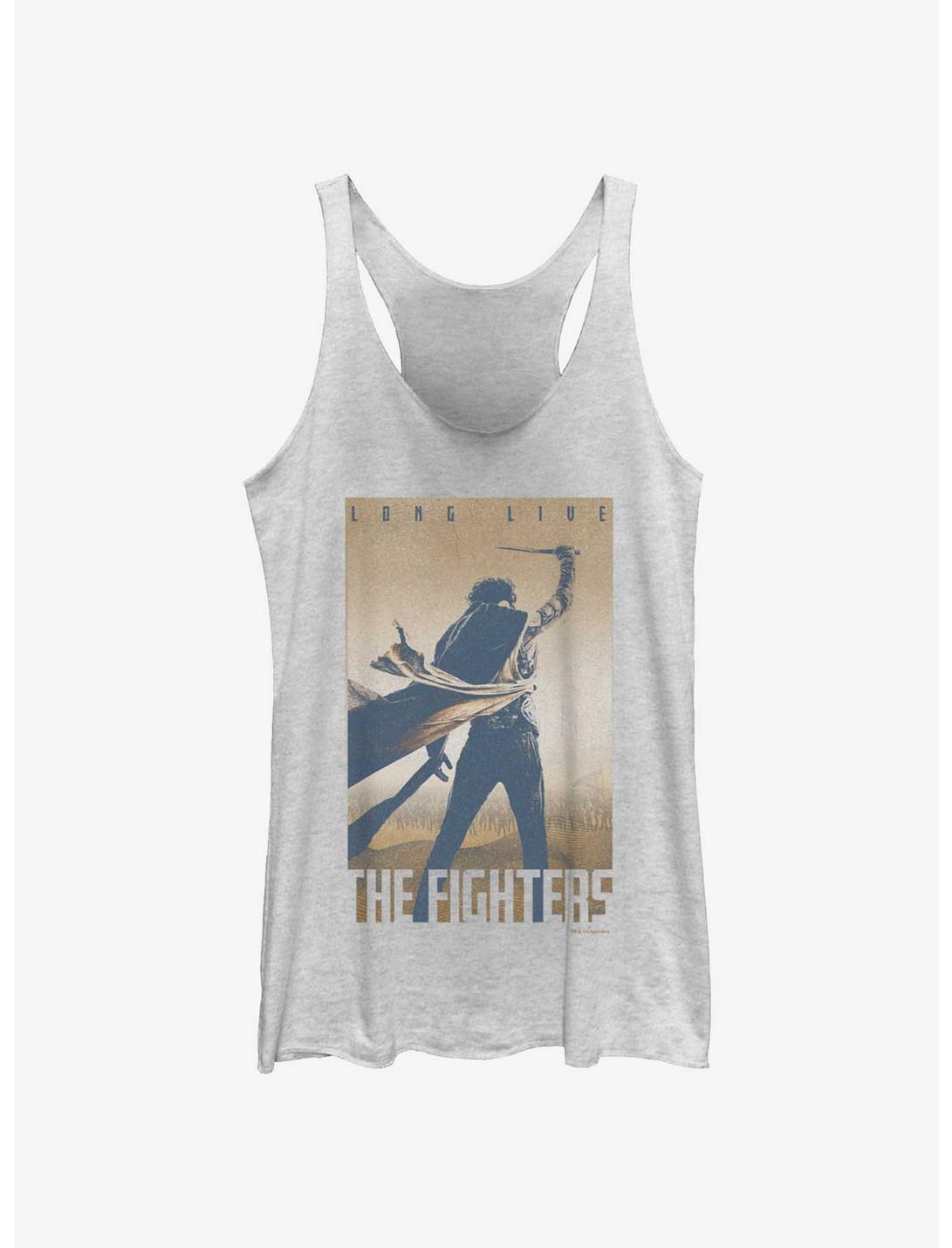 Dune Long Live The Fighters Womens Tank Top, WHITE HTR, hi-res