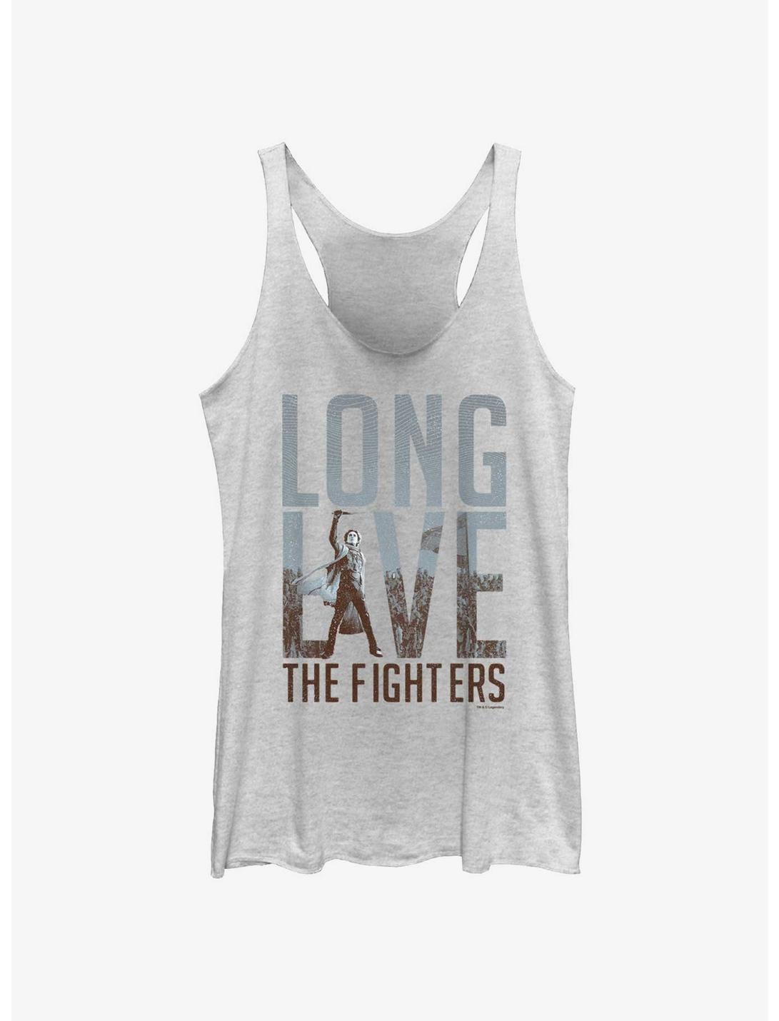 Dune Long Live The Fighters Paul Womens Tank Top, WHITE HTR, hi-res