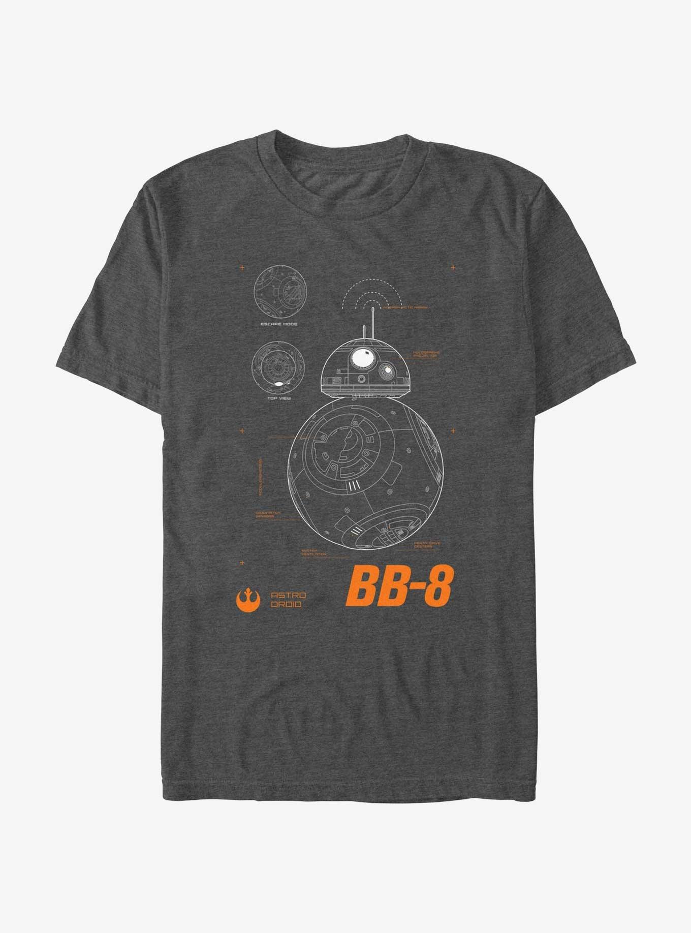 Star Wars BB-8 Plans T-Shirt, , hi-res