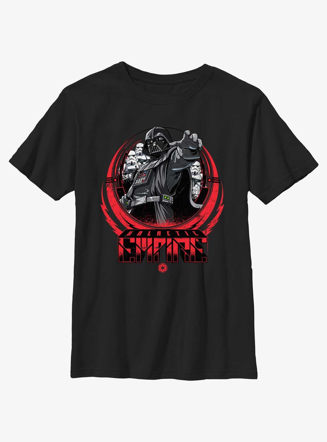 Star Wars Galactic Empire Icon Youth T-Shirt, BLACK, hi-res