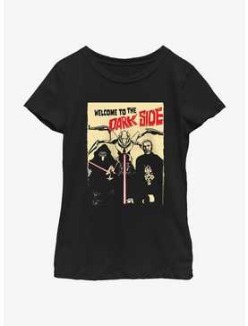 Star Wars Welcome To The Dark Side Retro Poster Youth Girls T-Shirt, , hi-res