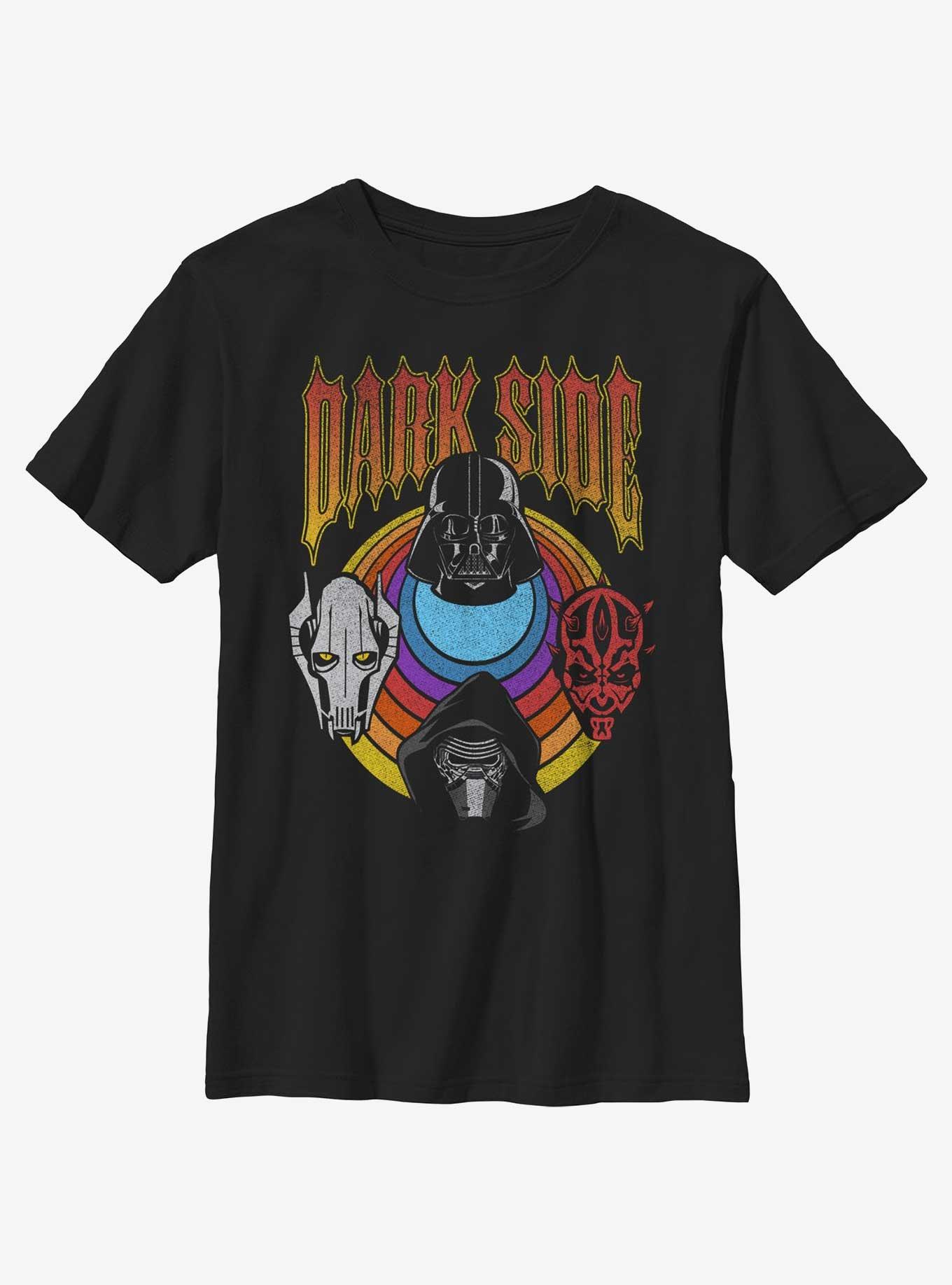 Star Wars Dark Side Retro Icon Youth T-Shirt, , hi-res