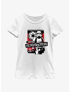 Star Wars Imperial Stormtroopers Graffiti Youth Girls T-Shirt, , hi-res