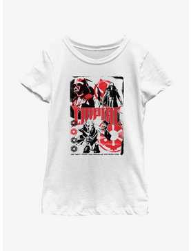 Star Wars The Dark Side Empire Collage Poster Youth Girls T-Shirt, , hi-res