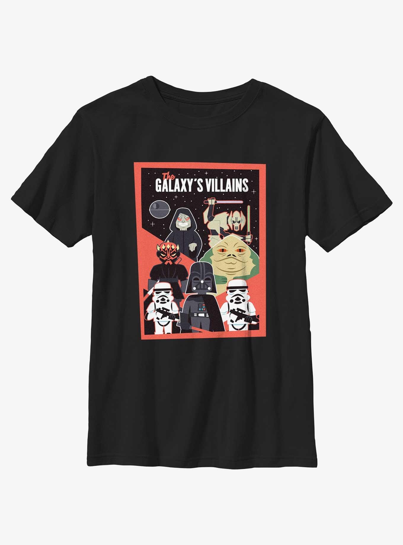 Star Wars The Galaxy's Villains Youth T-Shirt, , hi-res