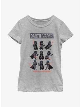 Star Wars Darth Vader Pose Collage Youth Girls T-Shirt, , hi-res