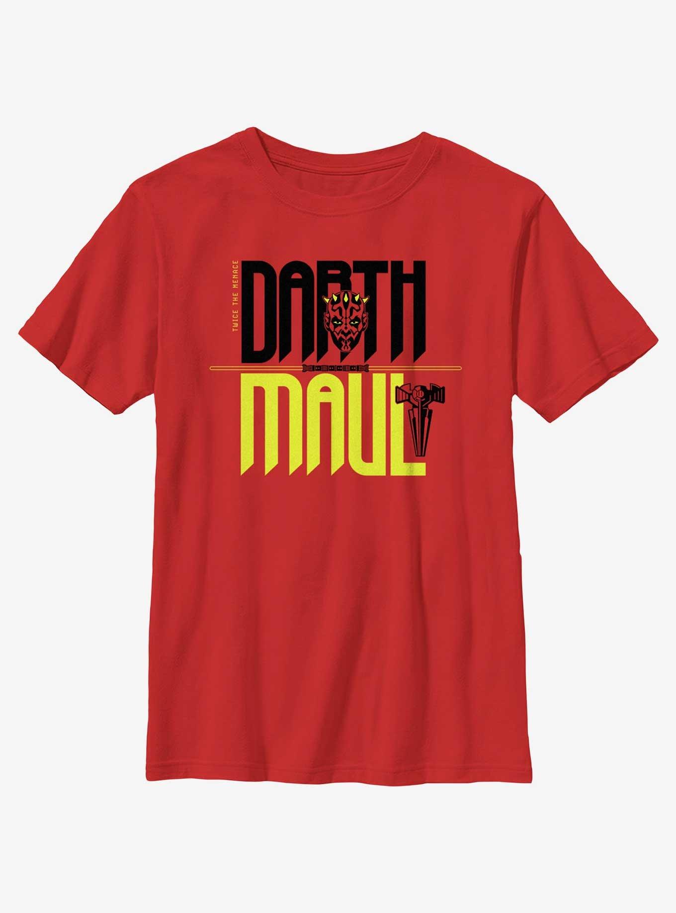 Star Wars Twice The Menace Darth Maul Youth T-Shirt, , hi-res