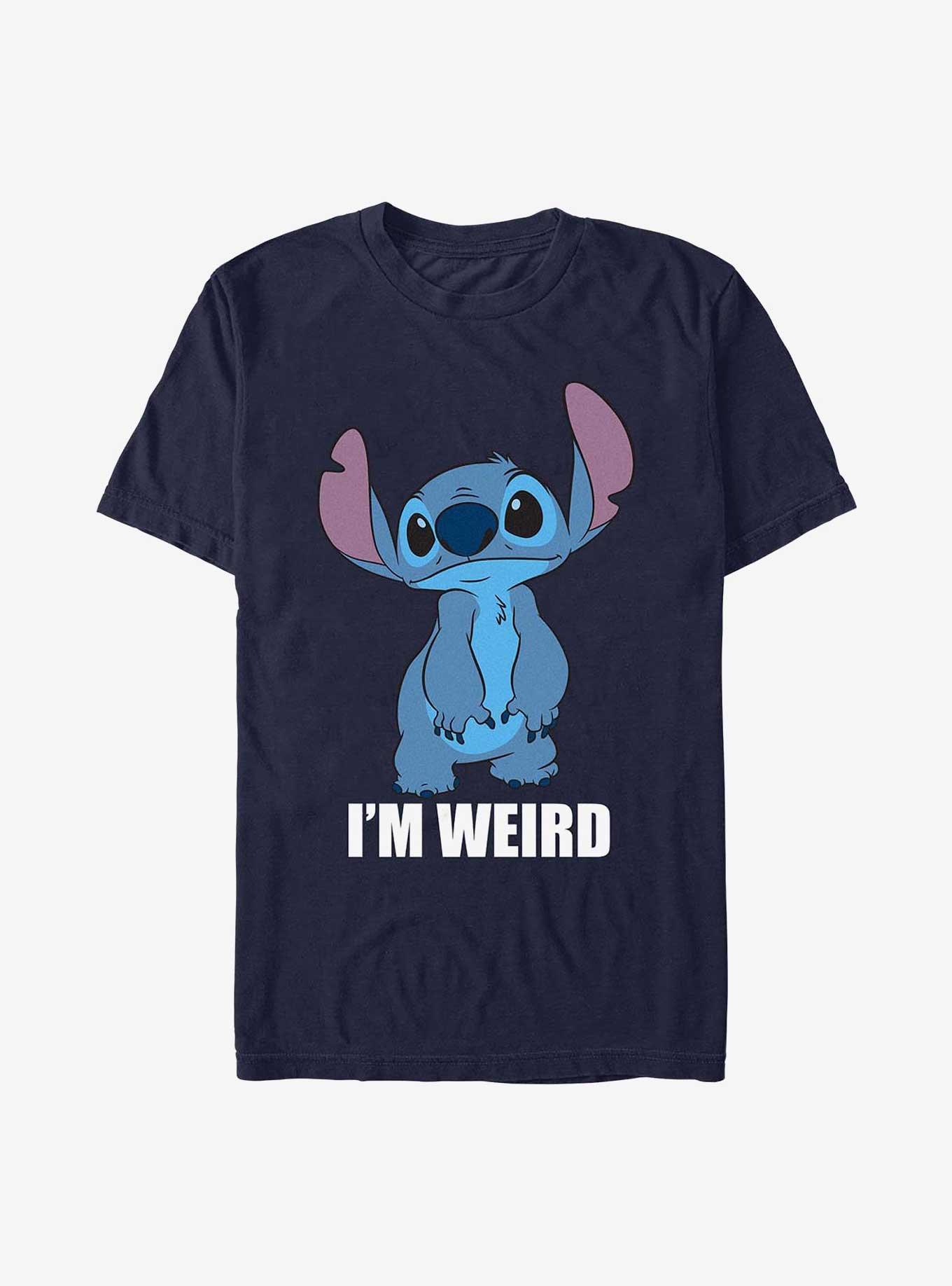 Disney Lilo And Stitch Weird Stitch T Shirt Blue Hot Topic 0390