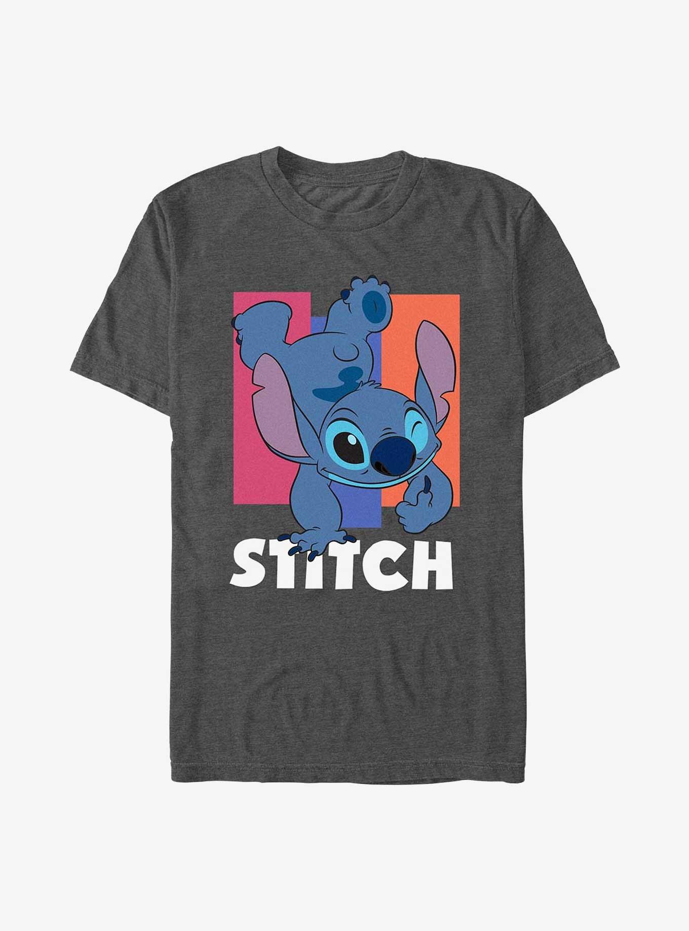 Disney Lilo & Stitch Thumbs Up T-Shirt, CHAR HTR, hi-res