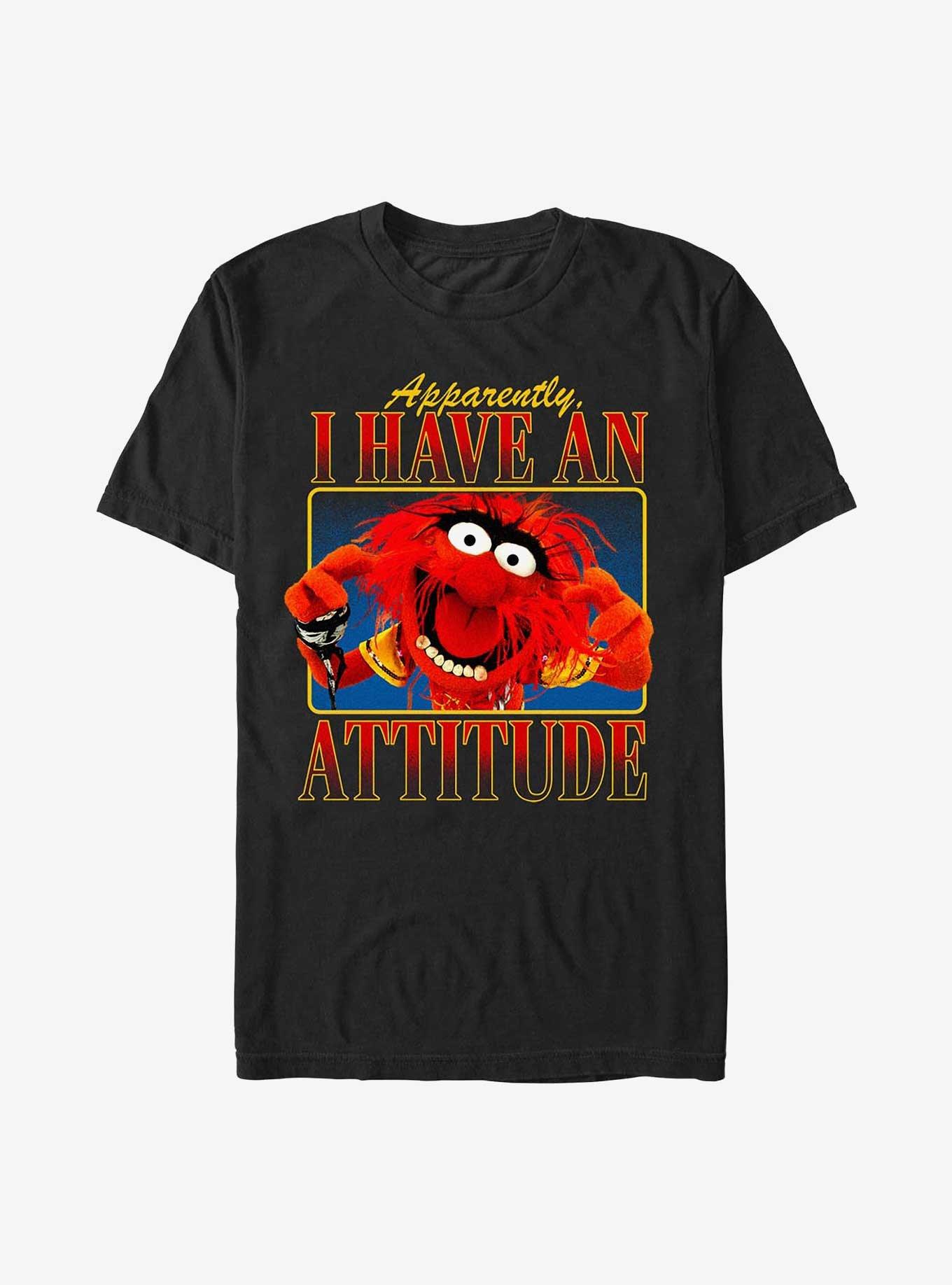 Disney The Muppets Animal Attitude T-Shirt, BLACK, hi-res